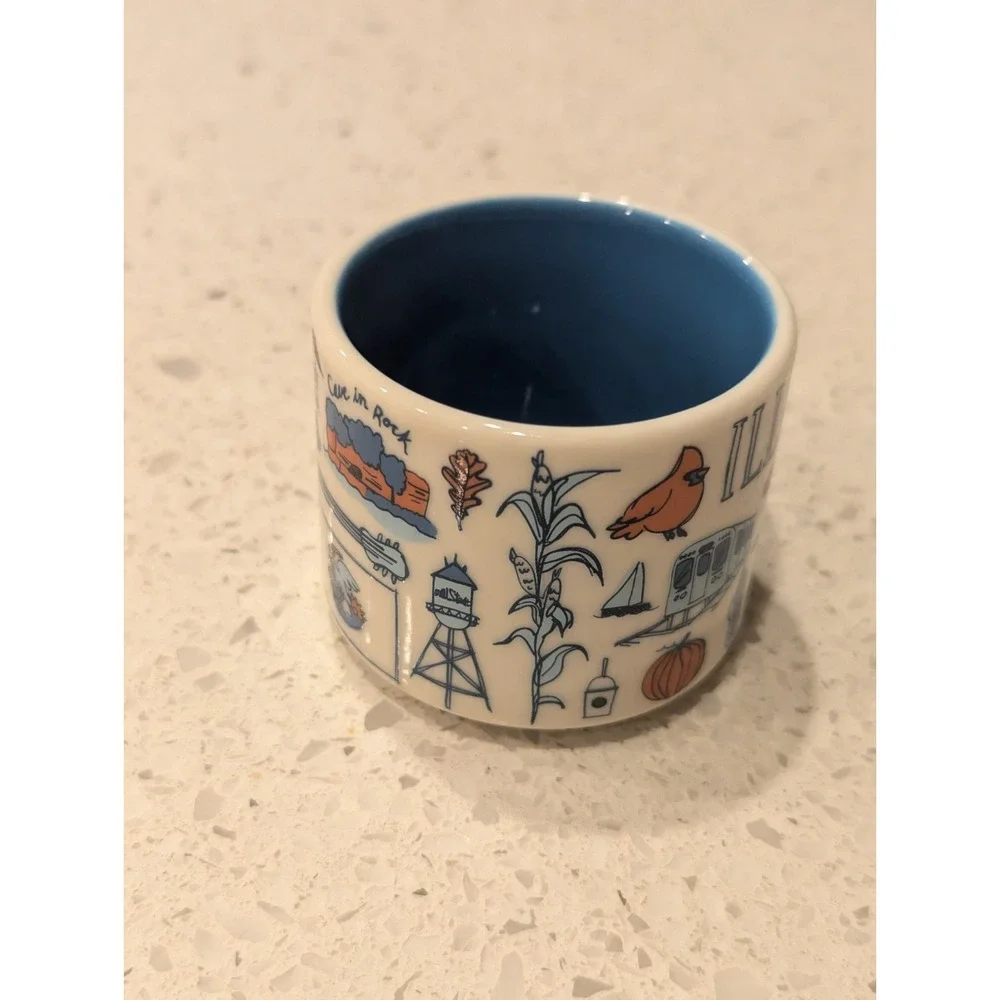 Starbucks ILLINOIS Been There Series Collectible Ornament Expresso 2oz Mini Mug - Picture 2 of 9